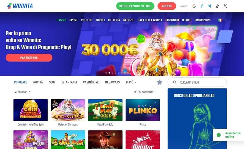 Italy - codice promo winnita